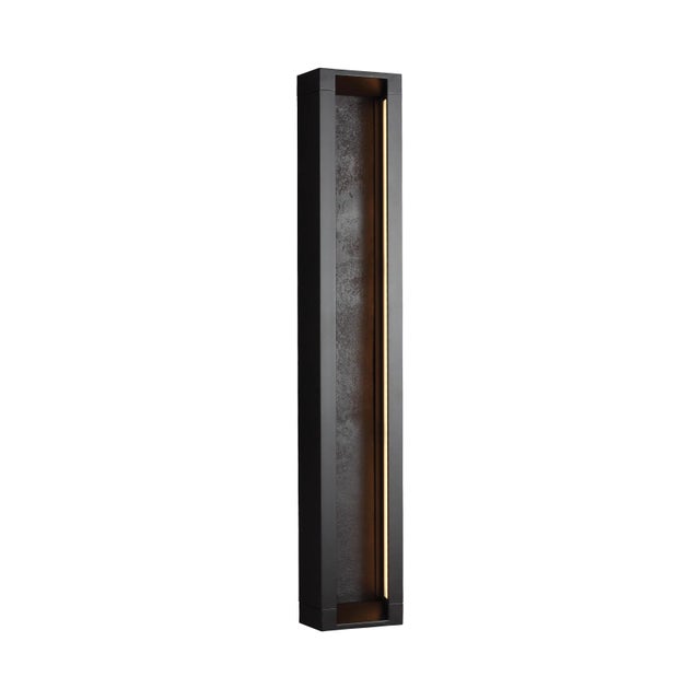 Metal Sean Lavin by Visual Comfort Studio Mattix Large LED Sconce, Oil Rubbed Bronze For Sale - Image 7 of 7