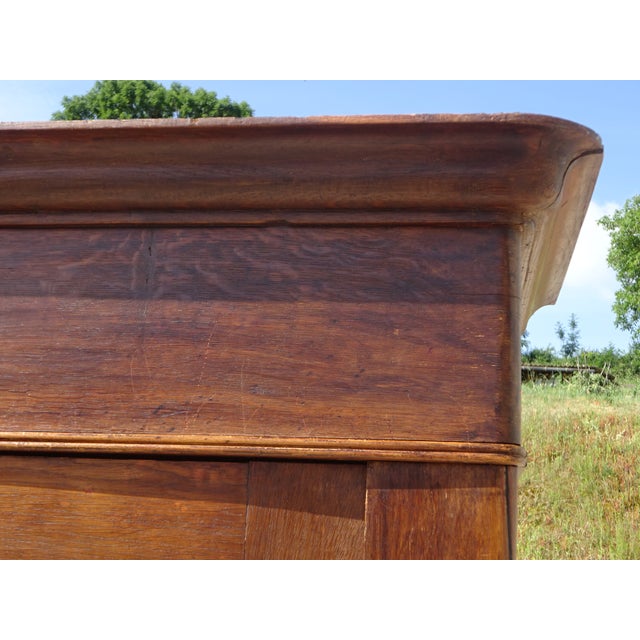 Large Parisian Oak Wardrobe For Sale - Image 5 of 18