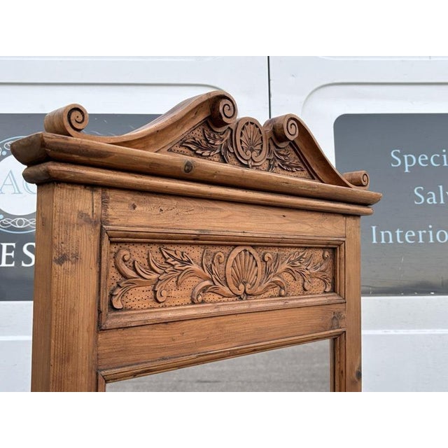 Pine Cheval Dressing Mirror For Sale - Image 4 of 8