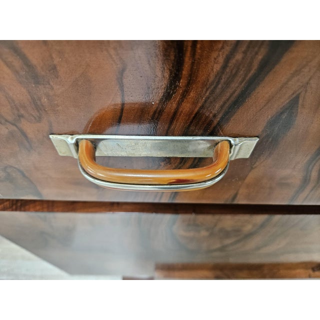 Art Deco Walnut Burl Sideboard with Mirror, 1940 For Sale - Image 17 of 18