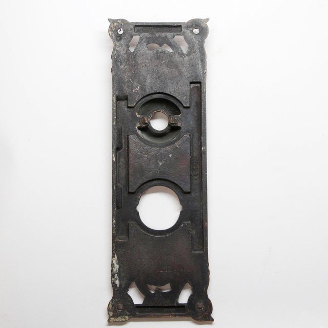 Early 20th Century Antique Bronze Columbian 8.5 In. Back Plate For Sale - Image 5 of 6