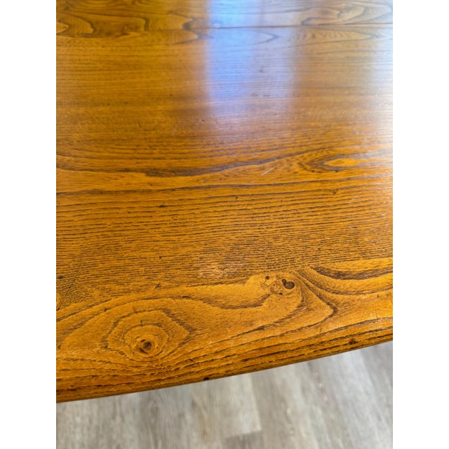 Rectangular Drop Leaf Extending Dining Table in Elm from Ercol, 1950s For Sale - Image 13 of 15