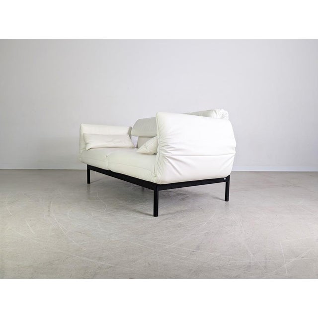 Plura 2-Seater Sofa in Light Beige Leather from Rolf Benz For Sale - Image 6 of 13
