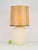 Vintage Organic Ribbed Plaster Table Lamp, 1970s For Sale - Image 3 of 9