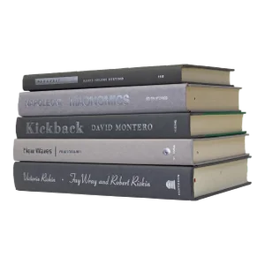 Decorative Books - Granite Book Stack - 5 Grey Books