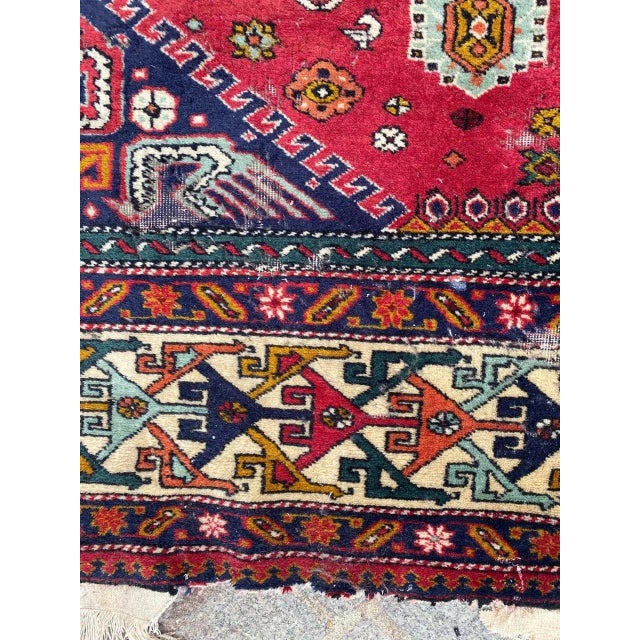 1970s Large Vintage Caucasian Azerbaïdjan Rug For Sale - Image 5 of 18