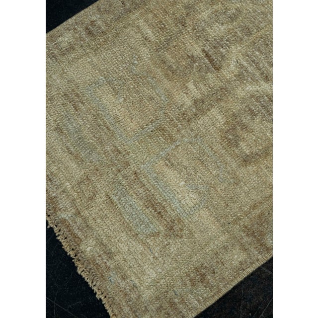 Early 21st Century Turkish Mini Rug Oriental Hand Knotted Vintage Rug 1'6" x 3'1" #16576 For Sale - Image 5 of 8