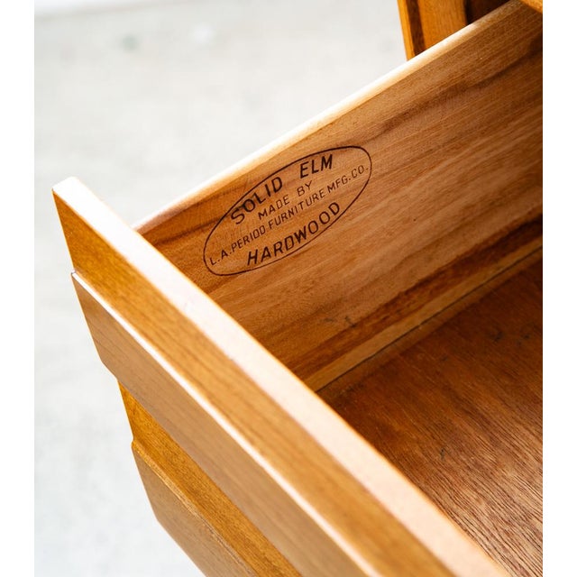 1960s Mid Century Modern Credenza Dresser Solid Wood 9 Drawers La Period Furniture For Sale In Sacramento - Image 6 of 12