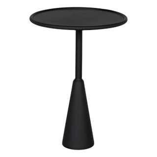 NOIR Hiro Side Table, Black Iron For Sale