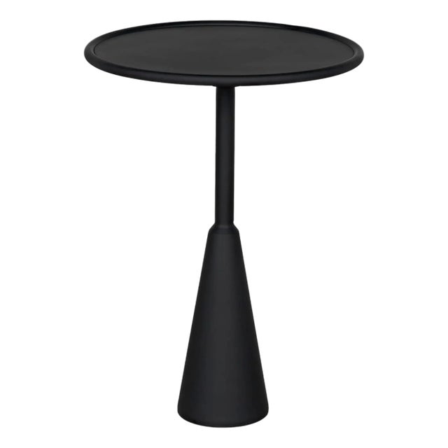 NOIR Hiro Side Table, Black Iron For Sale