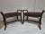 Wood Pair of Rattan Benches Made in Phillipines Tobacco Brown For Sale - Image 7 of 12