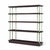 Brown Edward Wormley for Dunbar Model 4568 Mid Century Lacquered Steel and Mahogany Bookcase For Sale - Image 8 of 10