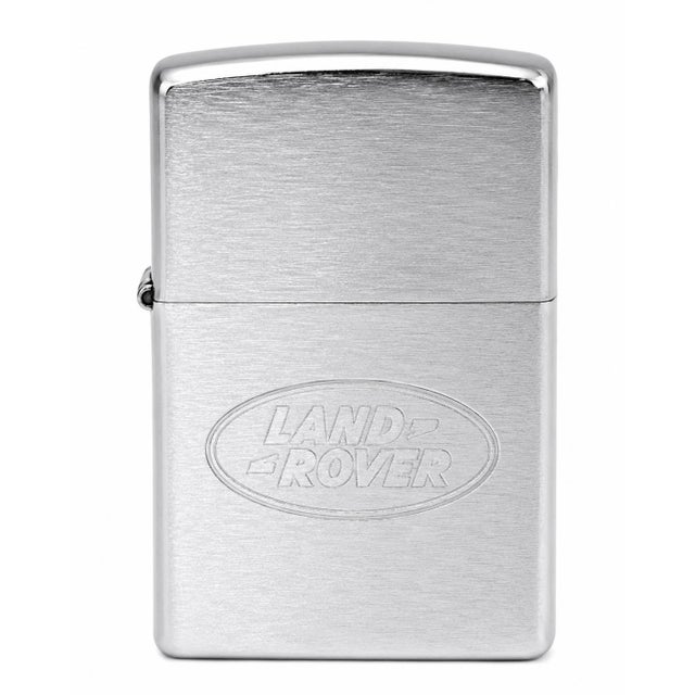 Vintage Land Rover Brushed Chrome Silver Zippo Lighter For Sale - Image 11 of 11