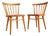 Pair of 1970s Swedish Scandinavian Modern Pine Spindle-Back Dining Chairs For Sale