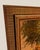 Wood XL Framed Vintage Floral Landscape Oil Painting For Sale - Image 7 of 13