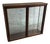Vintage Wooden Display Cabinet with Glass Doors, Early 20th Century For Sale