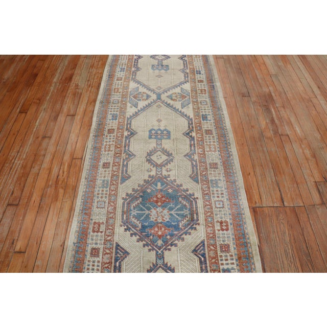 Pair of Persian Serab Runners rug no. r5261 For Sale - Image 11 of 18