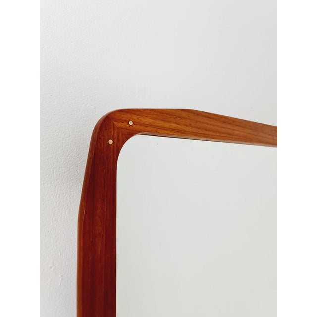 Large Vintage Danish Wall-Mounted Mirror, 1960s For Sale - Image 3 of 15