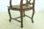Pair Italian Walnut Cane Seat Armchairs For Sale - Image 9 of 13