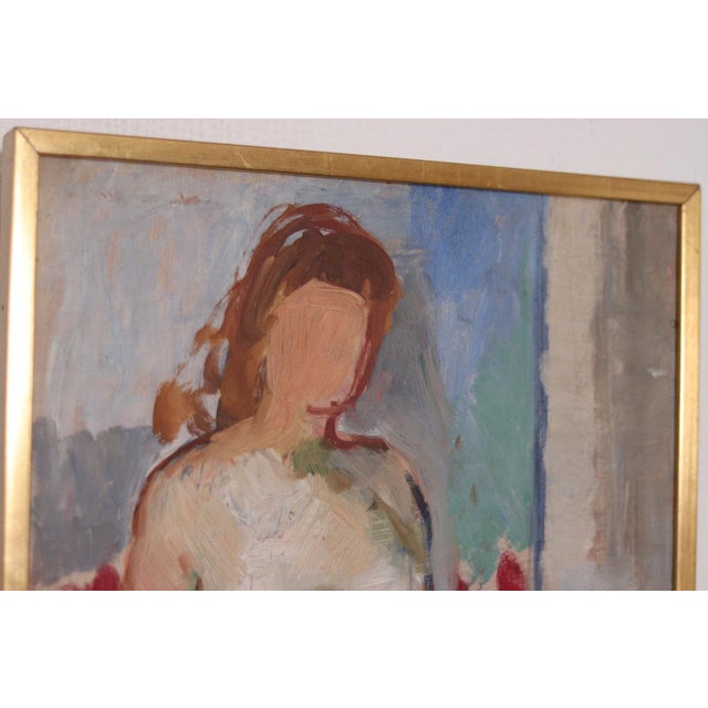Holger Almqvist, Model Study, 1938, Oil on Panel For Sale - Image 14 of 18