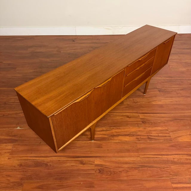 Jentique Jentique Vintage Teak Mid-Century Sideboard Bar For Sale - Image 4 of 15