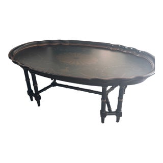 1990s Mainland-Smith 67-601 Pie Crust Tray Table For Sale