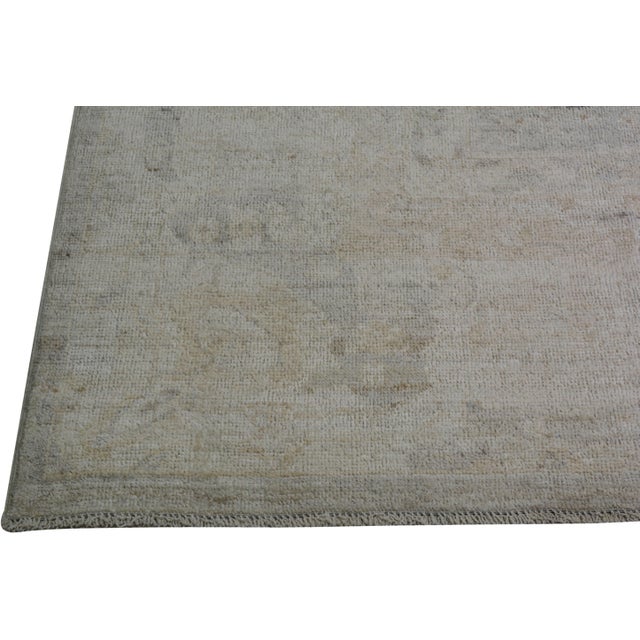Oushak Hand Knotted Wool Rug, 10'x13'8" For Sale - Image 4 of 6