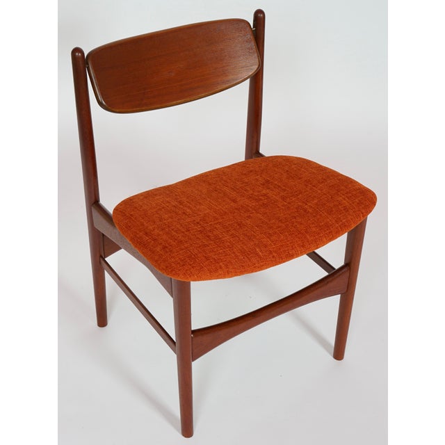 Rare Arne Hovmand Olsen Newly Upholster Dining Chairs Set of 4 For Sale - Image 15 of 18