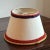 1950's Empire Style Lamp Shade W/ Red, Blue & Gold Trim For Sale - Image 9 of 12