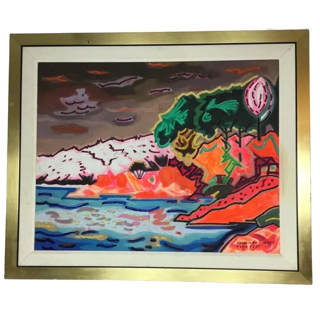 Pacheco De Sarata French Impressionist Painting For Sale - Image 11 of 11