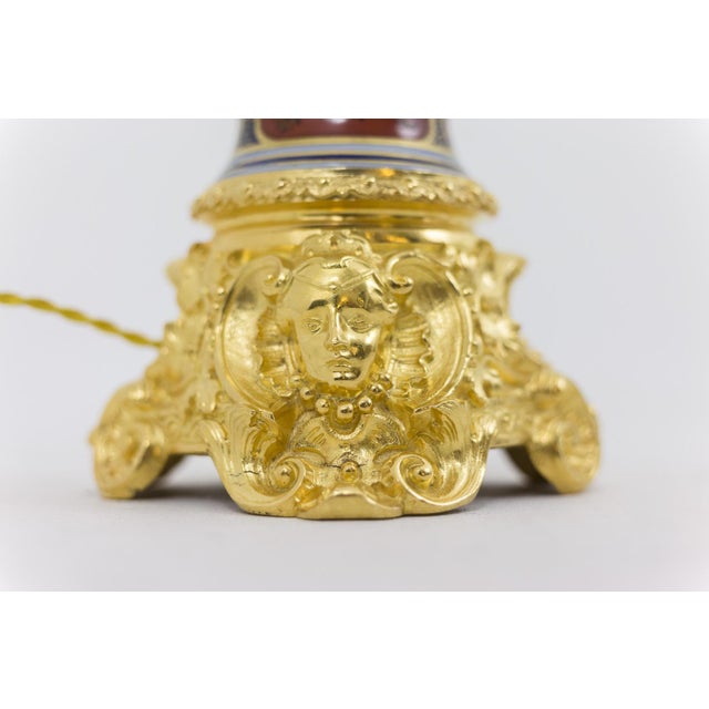Table Lamps in Porcelain and Gilt Bronze, 1880s, Set of 2 For Sale - Image 10 of 11