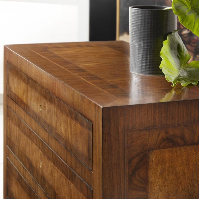 Traditional Modern History Verona Wood Chest For Sale - Image 3 of 4