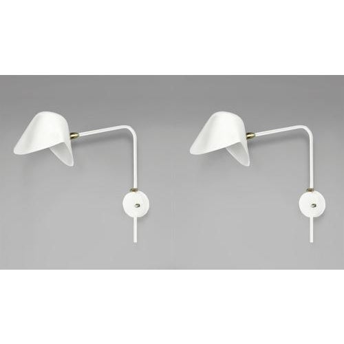 Wall sconce lamp model 'anthony wall lamp whit round fixation box' designed by serge mouille in 1953. Manufactured by...