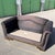 Art Deco Black Sofa Set With Gold Base by Carson’s - Set of 2 For Sale - Image 10 of 12