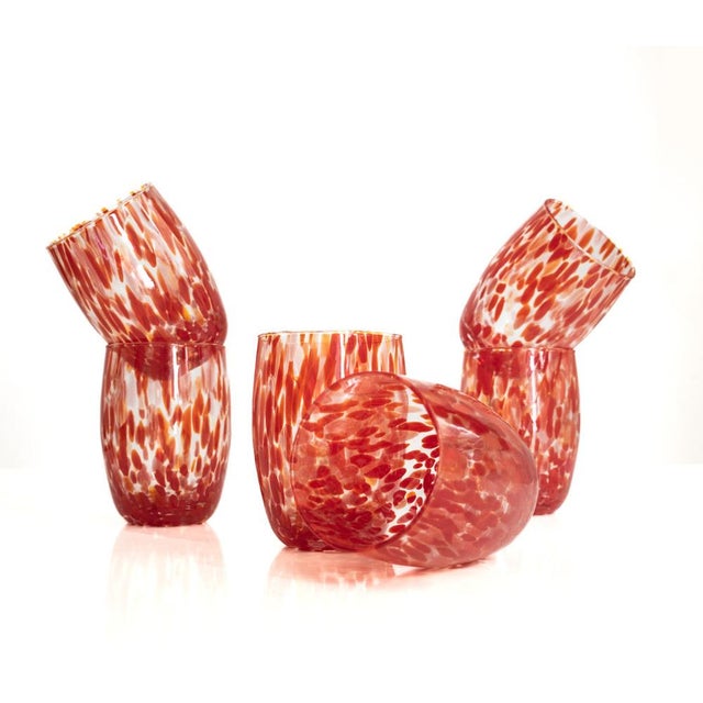 Italian Modern Drinking Set by Maryana Iskra for Ribes, Set of 6 For Sale - Image 6 of 14