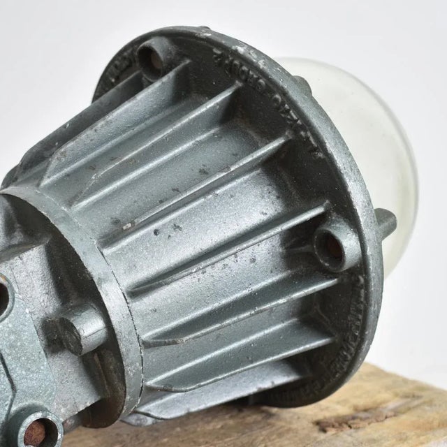 Vintage Industrial Pendant Light from Maxlume, 1940s For Sale - Image 4 of 8