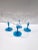 Vintage Gin Goblets With Sapphire-Color Stems- Set of 4 For Sale - Image 6 of 6