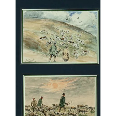 Classic set of three (custom framed) 'beagling' watercolours c1939 by George A(nderson) Short (1856-1945)! Image Sz: 24...