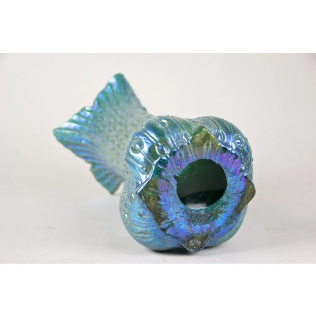 Art Nouveau Iriscident Glass Vase from Loetz Witwe, Bohemia, 1900s For Sale - Image 11 of 12