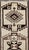 Tribal Bold Vintage Turkish Tulu Gallery Rug With Tribal Design in Dark Brown and Cream 3'4 X 11'2 For Sale - Image 3 of 12