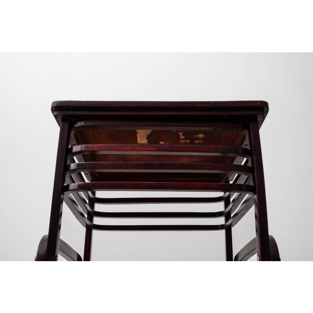 Small Antique Art Nouveau Table by Marcel Kammerer for Thonet, 1905 For Sale - Image 11 of 18