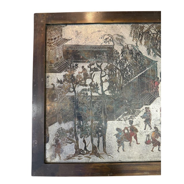 1970s LaVerne Bronze Spring Festival Cocktail Table For Sale In Tampa - Image 6 of 12