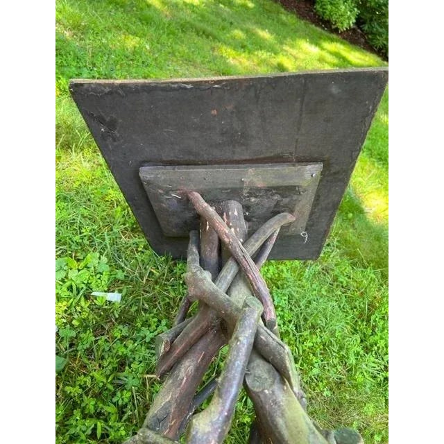 Mid 20th Century Adirondack Side Table For Sale - Image 4 of 8