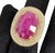 23.61 CTW Mid-Century Burmese Ruby & Diamond 18k Yellow Gold Ring, Size 4 For Sale - Image 11 of 13