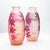 Beige Acid Etched Enameled Cameo Glass Vases from Legras, 1920, Set of 2 For Sale - Image 8 of 10