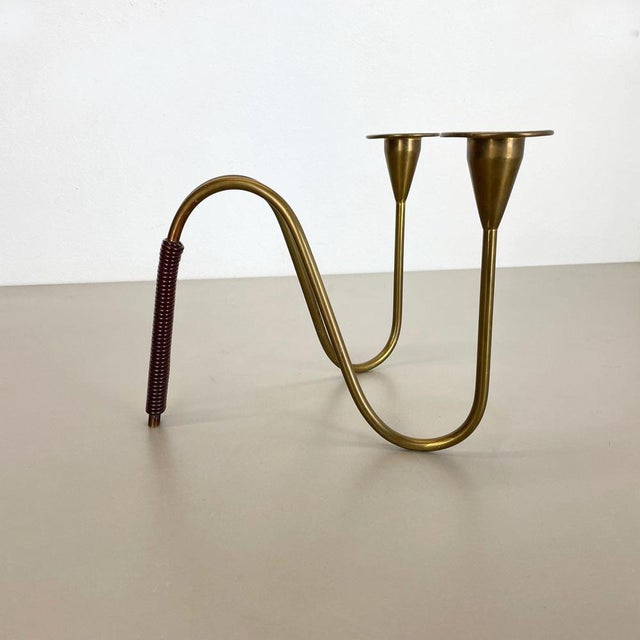 Article: candleholder producer: wmf, germany design: günter kupetz decade: 1950s material: brass: original vintage 1950s...