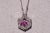 The Convertible: White Gold Ruby and Diamond Convertible Necklace. The necklace features a center section of four round...