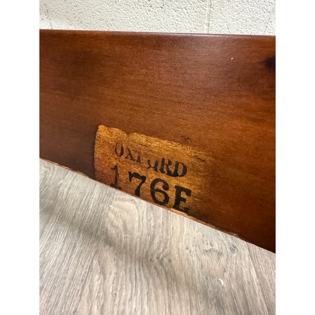 Chippendale Vintage Full Size Kindel Grand Rapids Oxford 176e Chippendale Style Bed For Sale - Image 3 of 9