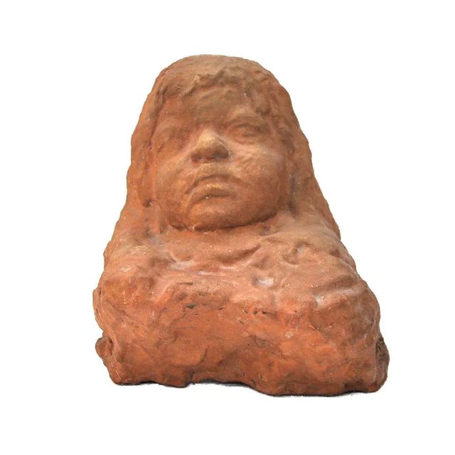1950s Terracotta Sculpture by Mario Bertozzi For Sale - Image 5 of 5