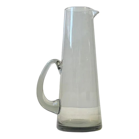 Smoke Gray Martini Glass Pitcher by Per Lütken for Holmegaard, 1960s For Sale